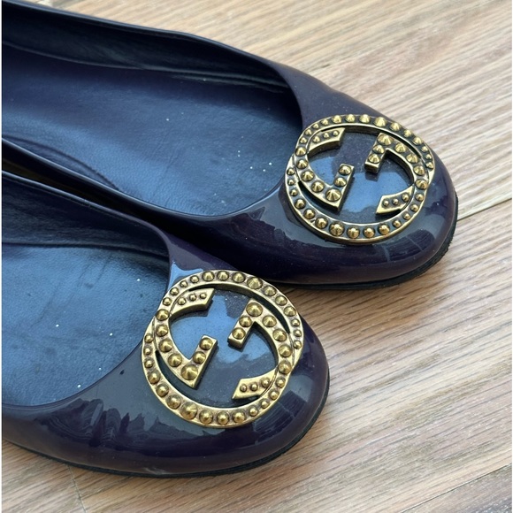 Gucci plum flats - Picture 1 of 5